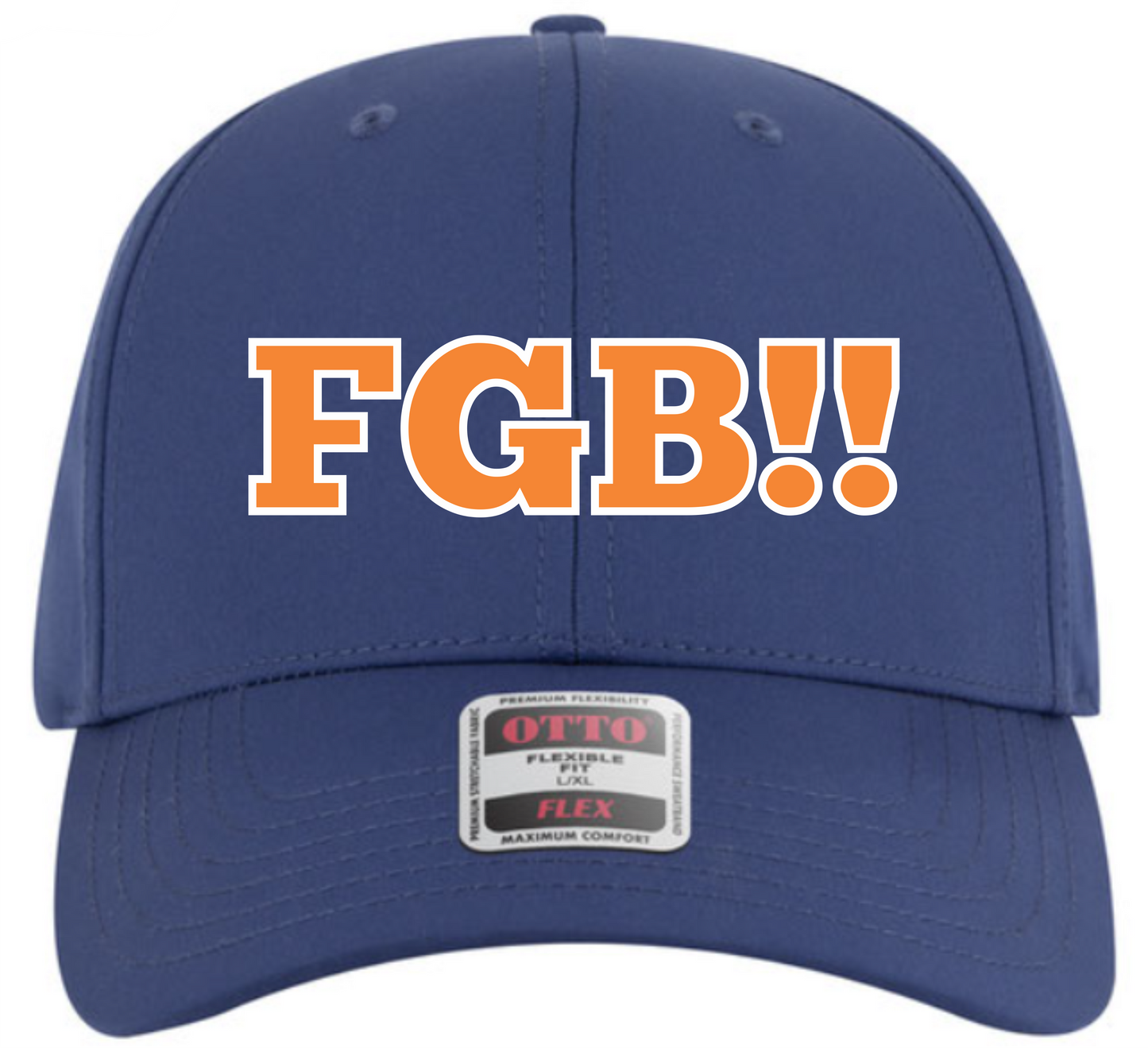 Otto flex fitted 6 panel low profile baseball cap!